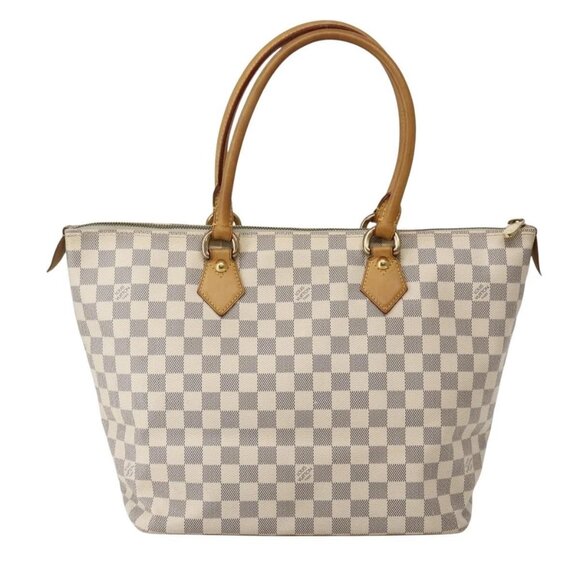 LOUIS VUITTON Damier Azur Saleya MM Tote Bag N51185 LV Auth 143835 - Picture 3 of 16